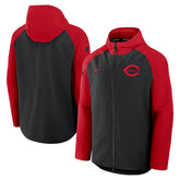 Cincinnati Reds Nike Authentic Collection Raglan Performance Full-Zip Jacket Clearance