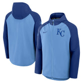 Kansas City Royals Nike Authentic Collection Raglan Performance Full-Zip Jacket Lifestyle