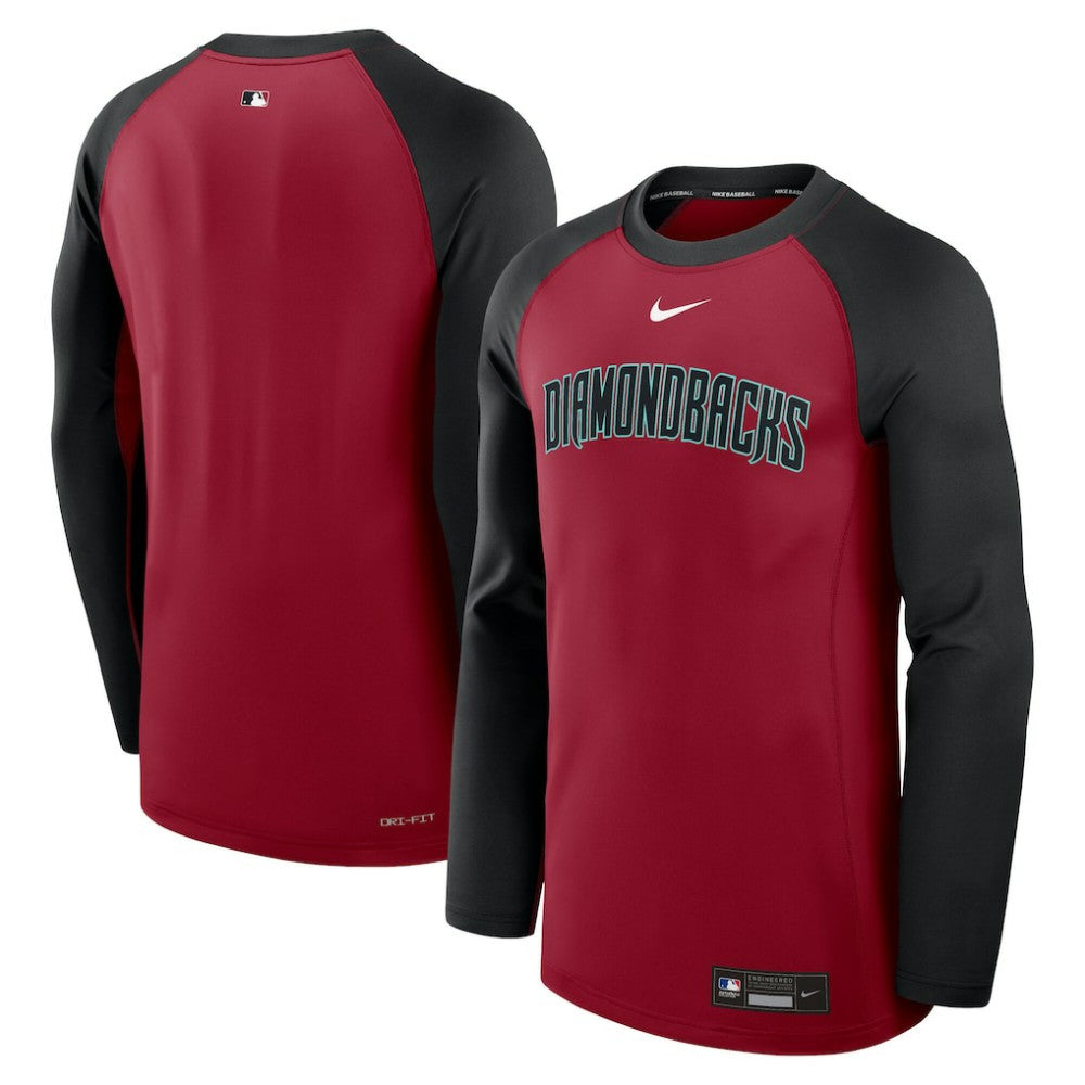 Arizona Diamondbacks Nike Authentic Collection Game Time Raglan Dri-FIT Long Sleeve T-Shirt discount