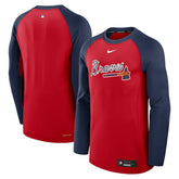 Atlanta Braves Nike Authentic Collection Game Time Raglan Dri-FIT Long Sleeve T-Shirt Near Me