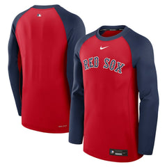 Boston Red Sox Nike Authentic Collection Game Time Raglan Dri-FIT Long Sleeve T-Shirt Clearance