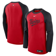 Minnesota Twins Nike Authentic Collection Game Time Raglan Dri-FIT Long Sleeve T-Shirt Lifestyle