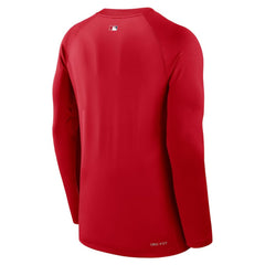 Los Angeles Angels Nike Authentic Collection Game Time Raglan Dri-FIT Long Sleeve T-Shirt Clearance