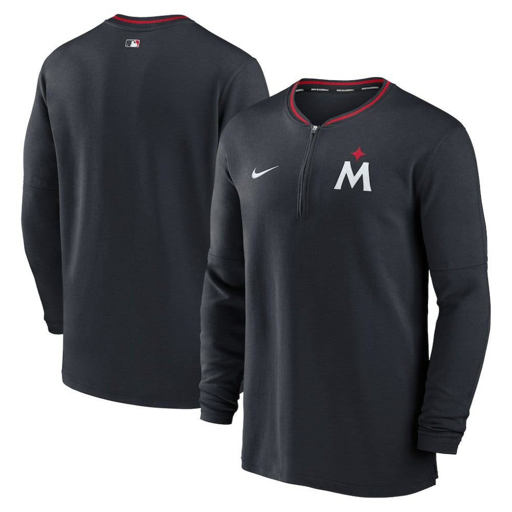 Minnesota Twins Nike Authentic Collection Performance Half-Zip Top On Sale