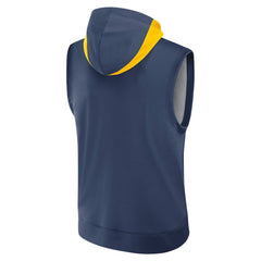 Milwaukee Brewers Nike Authentic Collection Dri-FIT Sleeveless Hoodie Sale
