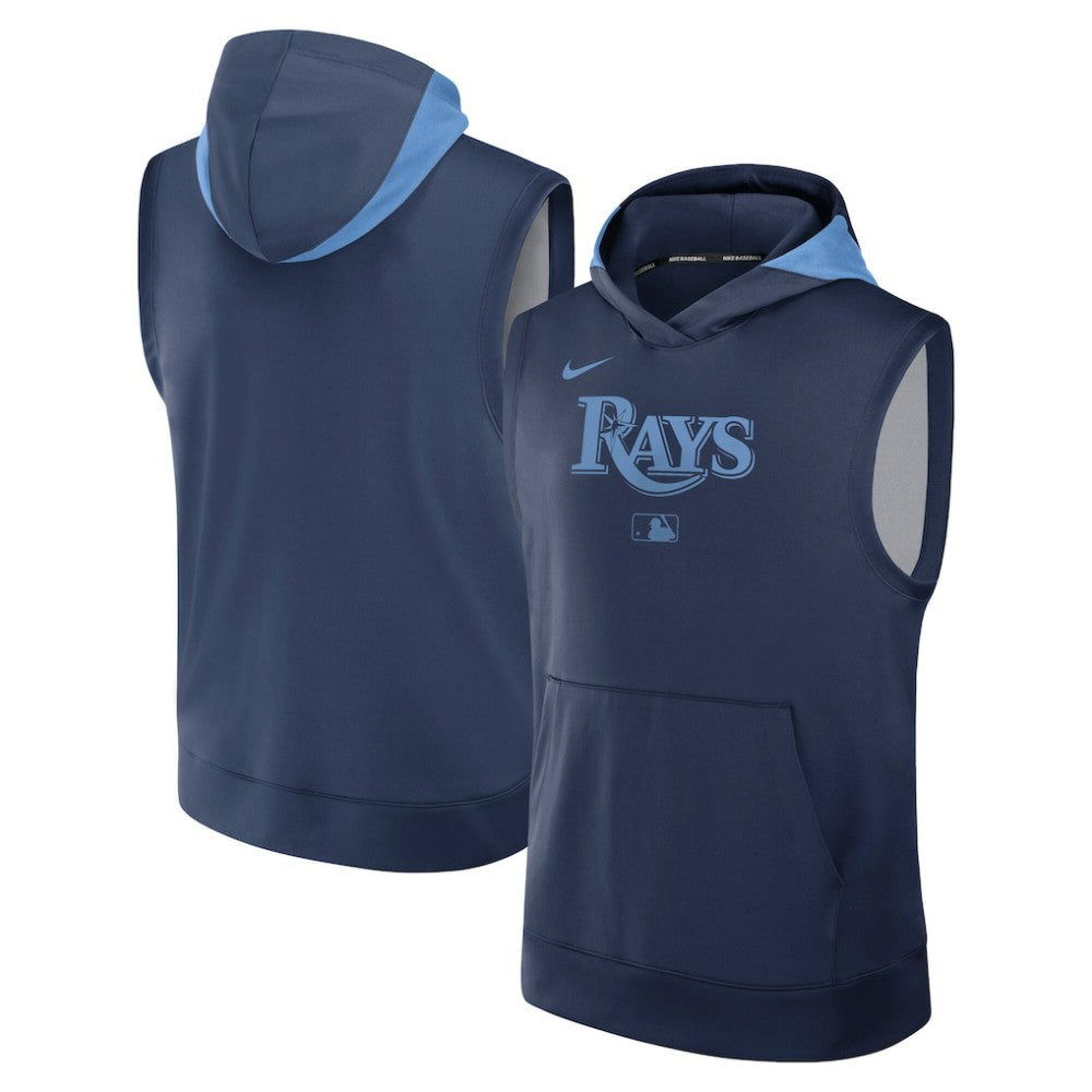 Tampa Bay Rays Nike Authentic Collection Dri-FIT Sleeveless Hoodie On Sale