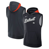 Detroit Tigers Nike Authentic Collection Dri-FIT Sleeveless Hoodie for sale