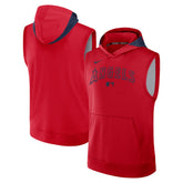 Los Angeles Angels Nike Authentic Collection Dri-FIT Sleeveless Hoodie Lifestyle