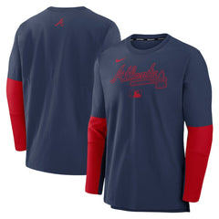 Atlanta Braves Nike Authentic Collection Player Dri-FIT Lightweight Pullover for sale