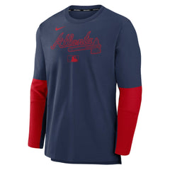 Atlanta Braves Nike Authentic Collection Player Dri-FIT Lightweight Pullover for sale