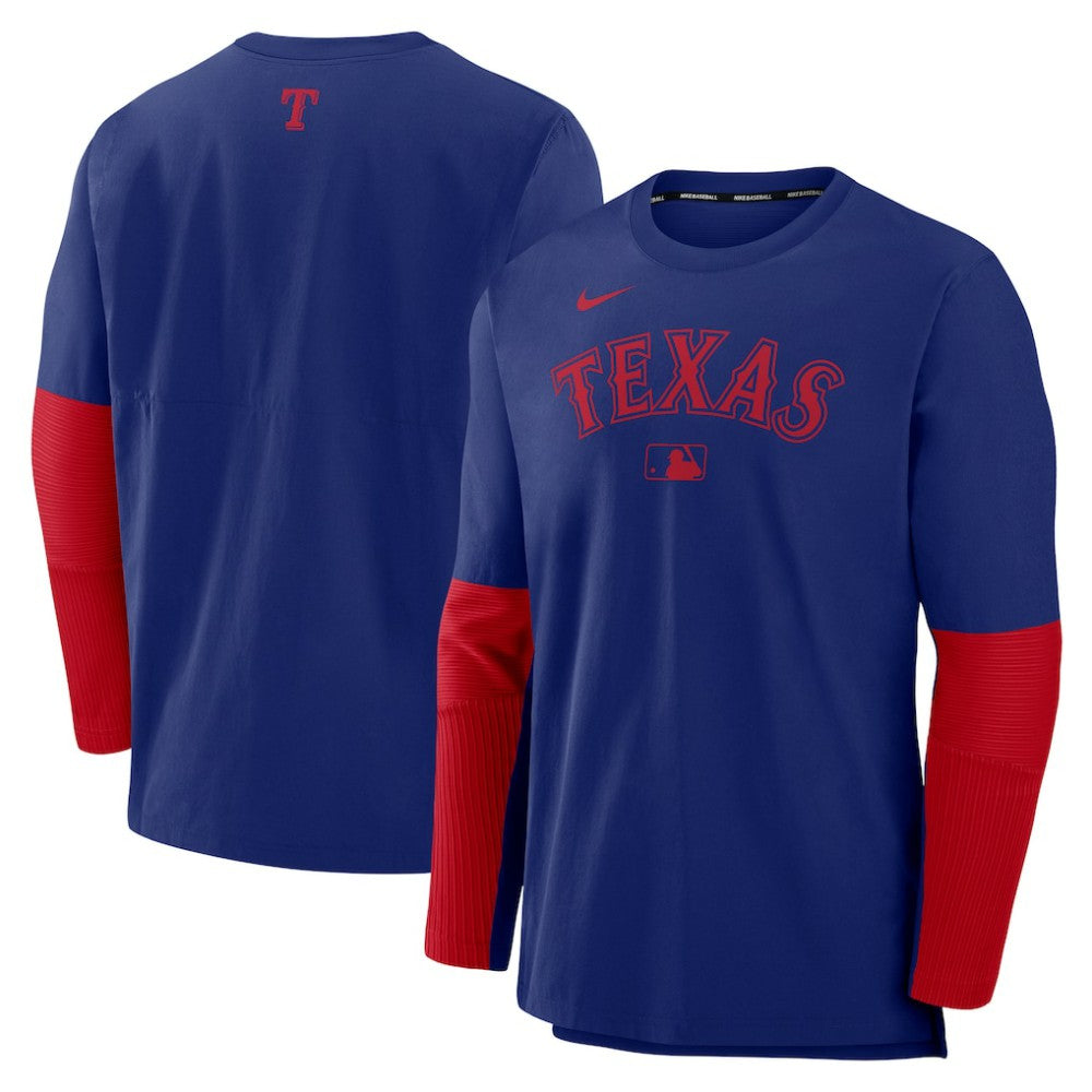 Texas Rangers Nike Authentic Collection Player Dri-FIT Lightweight Pullover Clearance