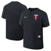 Minnesota Twins Nike Authentic Collection Raglan Short Sleeve Windshirt Near Me