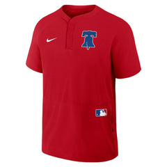 Philadelphia Phillies Nike Authentic Collection Raglan Short Sleeve Windshirt Near Me