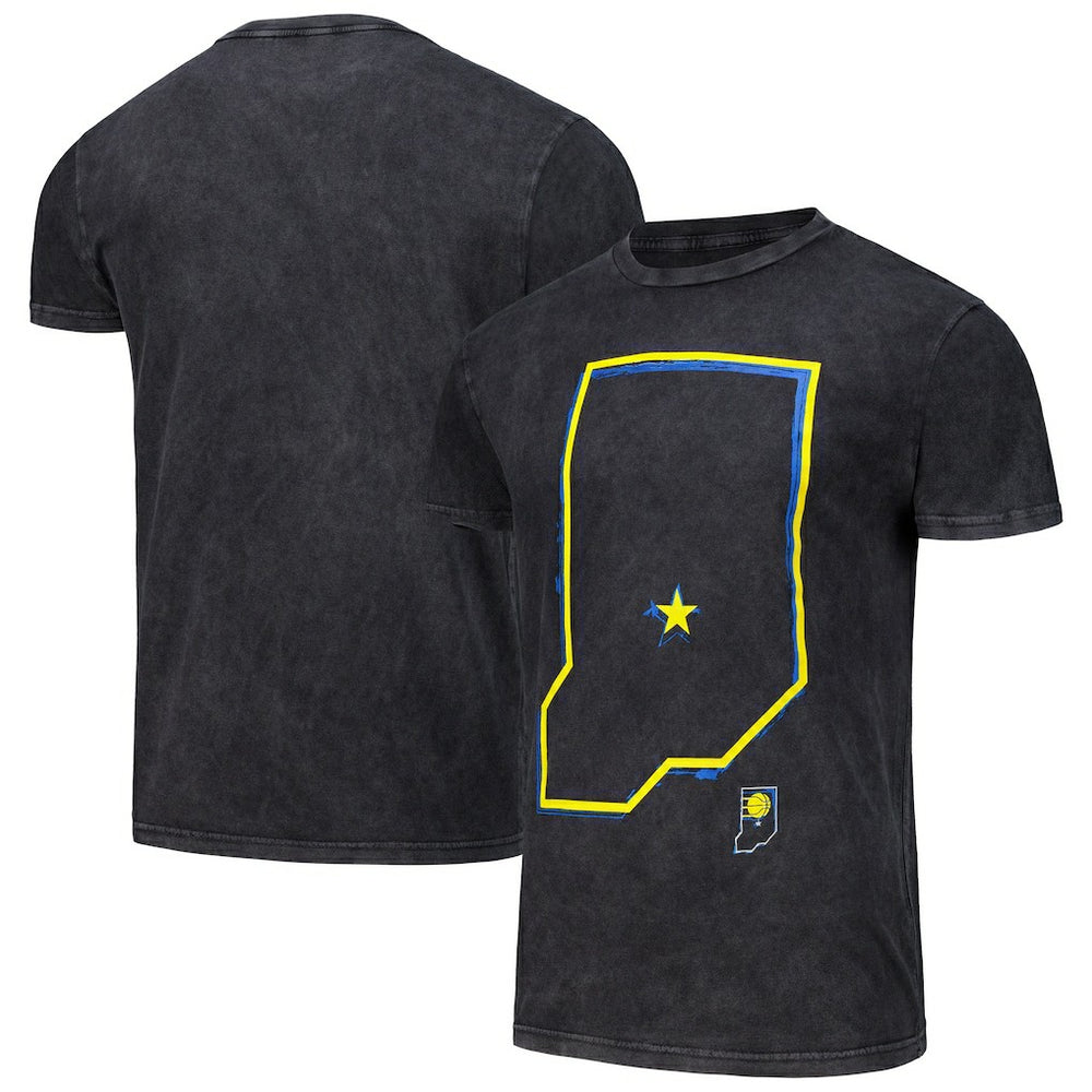 NBA - Indiana Pacers Stadium Essentials Unisex Vintage T-Shirt - Black