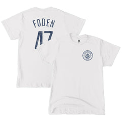 Phil Foden Manchester City 1863FC Youth Player T-Shirts - White