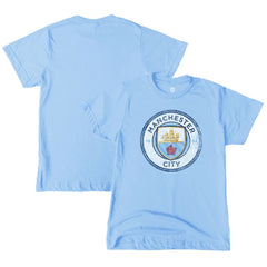 Manchester City 1863FC Youth Color Badge T-Shirts - Sky Blue