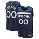 Fanatics - Minnesota Timberwolves Fastbreak Custom Jersey - Icon Edition - Navy