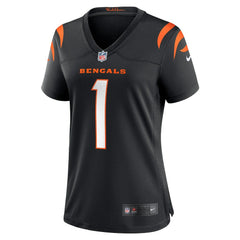 Number 1 Bride Cincinnati Bengals Women's Game Jersey Black - Nike