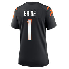 Number 1 Bride Cincinnati Bengals Women's Game Jersey Black - Nike