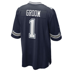 Number 1 Groom Dallas Cowboys Game Jersey Navy - Nike