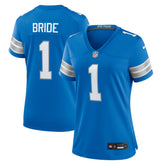 Number 1 Bride Detroit Lions Women's Game Jersey Blue - Nike