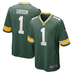Number 1 Groom Green Bay Packers Game Jersey Green - Nike