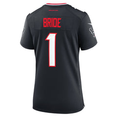 Number 1 Bride Houston Texans Women's Game Jersey Navy - Nike