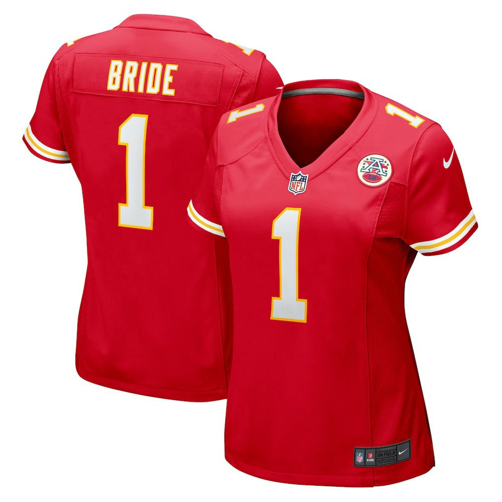 Number 1 Bride Kansas City Chiefs Women's Game Jersey Red - Nike
