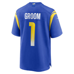 Number 1 Groom Los Angeles Rams Game Jersey Royal - Nike