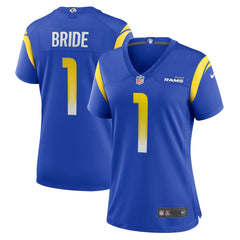 Number 1 Bride Los Angeles Rams Women's Game Jersey Royal - Nike