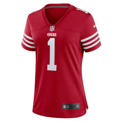 Number 1 Bride San Francisco 49ers Women's Game Jersey Scarlet - Nike