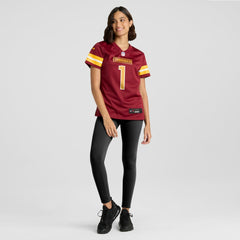 Number 1 Bride Washington Commanders Women's Game Jersey Burgundy - Nike