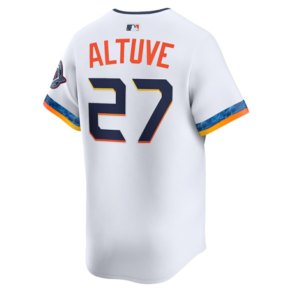 Jose Altuve Houston Astros Nike 2025 City Connect Limited Player Jersey - White | MLB Jerseys