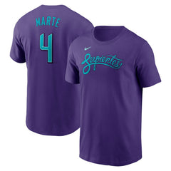 Ketel Marte Arizona Diamondbacks Nike 2025 City Connect Fuse Name & Number T-Shirt On Sale