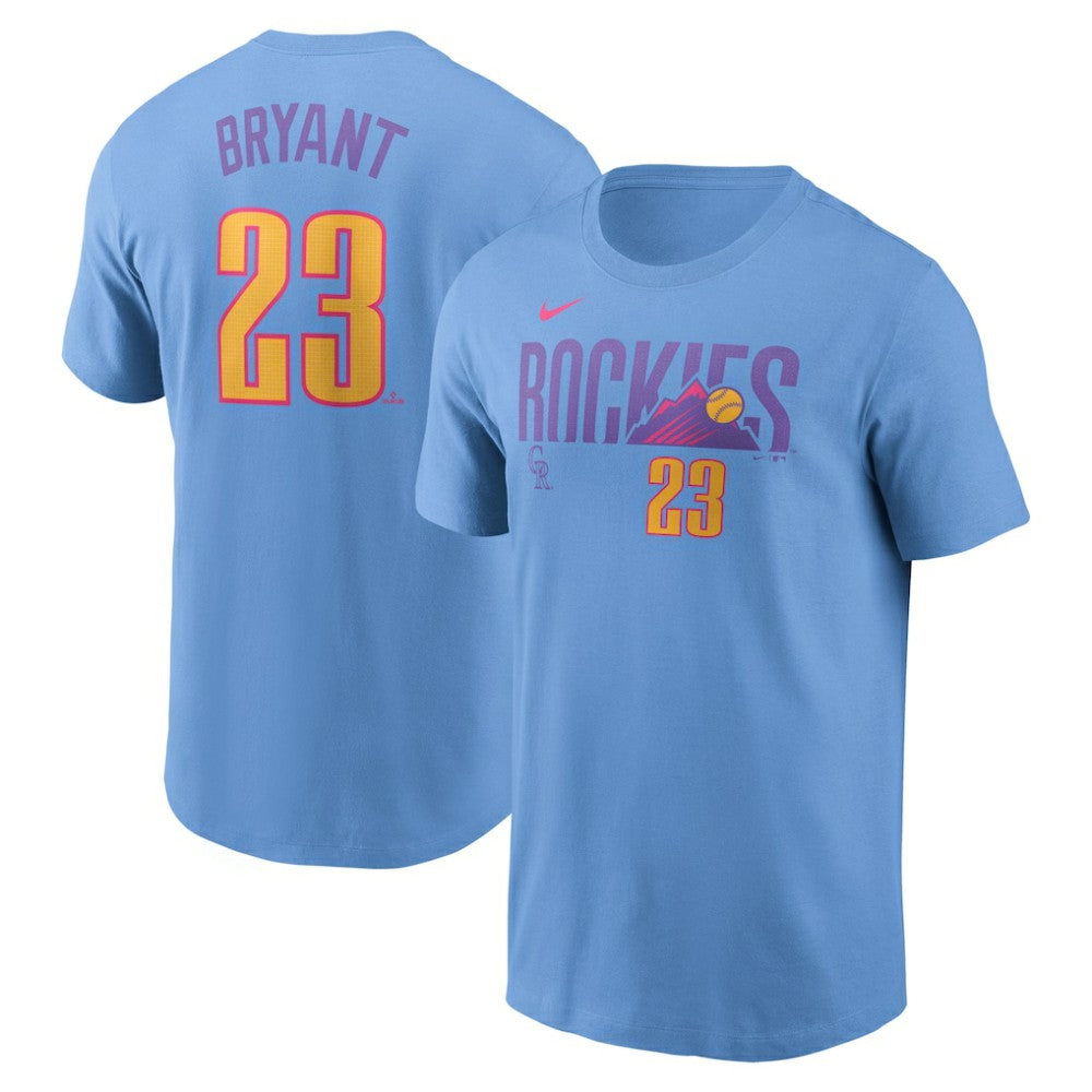 Kris Bryant Colorado Rockies Nike 2025 City Connect Fuse Name & Number T-Shirt discount
