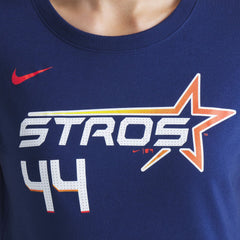 Yordan Alvarez Houston Astros Nike Women's 2025 City Connect Fuse Name & Number T-Shirt for sale