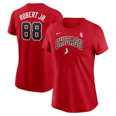 Luis Robert Jr. Chicago White Sox Nike Women's 2025 City Connect Fuse Name & Number T-Shirt Near Me