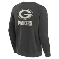 Green Bay Packers Elements Future Ground Lettering Pullover Sweatshirt Charcoal - Fanatics