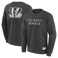 Cincinnati Bengals Elements Future Ground Lettering Pullover Sweatshirt Charcoal - Fanatics