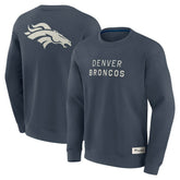 Denver Broncos Elements Future Ground Lettering Pullover Sweatshirt Navy - Fanatics