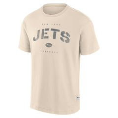 New York Jets Elements Weathered Tonal Future Ground T-Shirt Cream - Fanatics