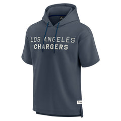 Los Angeles Chargers Elements Future Ground Lettering Short Sleeve Pullover Hoodie Navy - Fanatics