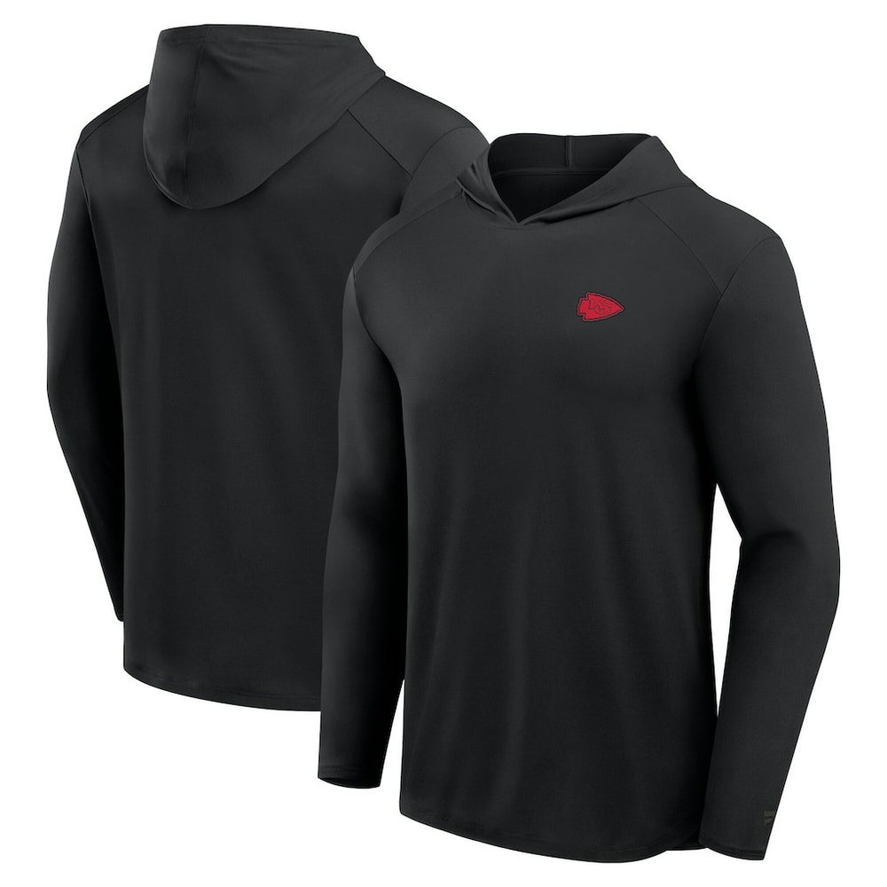 Kansas City Chiefs Front Office Power Mono Long Sleeve Hoodie T-Shirt Black - Fanatics