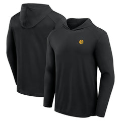 Pittsburgh Steelers Front Office Power Mono Long Sleeve Hoodie T-Shirt Black - Fanatics