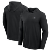 Las Vegas Raiders Front Office Power Mono Long Sleeve Hoodie T-Shirt Black - Fanatics