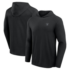 Las Vegas Raiders Front Office Power Mono Long Sleeve Hoodie T-Shirt Black - Fanatics