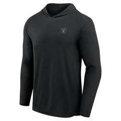 Las Vegas Raiders Front Office Power Mono Long Sleeve Hoodie T-Shirt Black - Fanatics