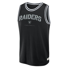 Las Vegas Raiders Elements Future Ground Jersey Tank Top Black - Fanatics