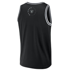 Las Vegas Raiders Elements Future Ground Jersey Tank Top Black - Fanatics
