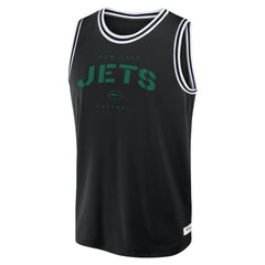 New York Jets Elements Future Ground Jersey Tank Top Black - Fanatics